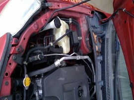 2010 TOYOTA COROLLA, RED, LE MODEL, 1.8L, AT.  Z26275